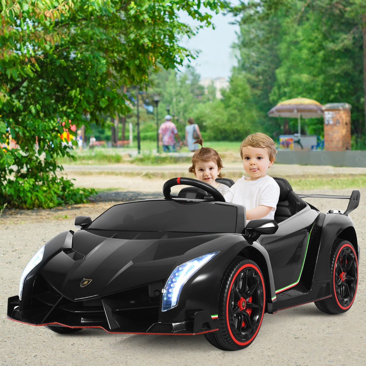 Kids Ride On Car with 2.4G Remote Control-Black