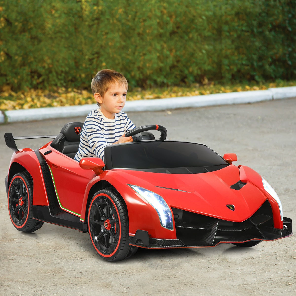 Kids Ride On Car with 2.4G Remote Control-Red